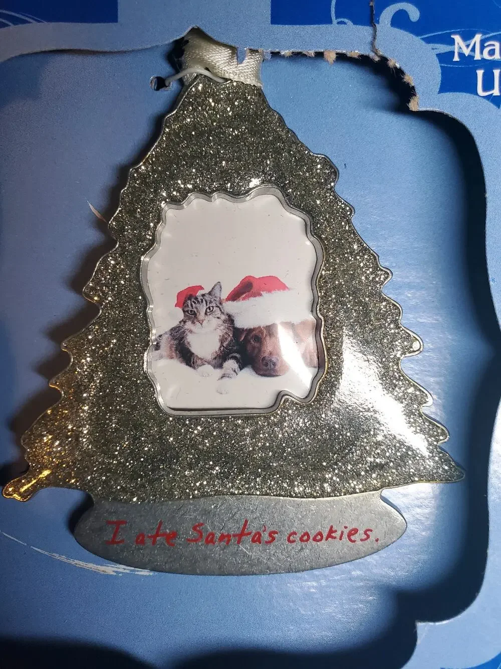 Gloria Duchin Ornament - I ate Santas Cookies Picture Frame